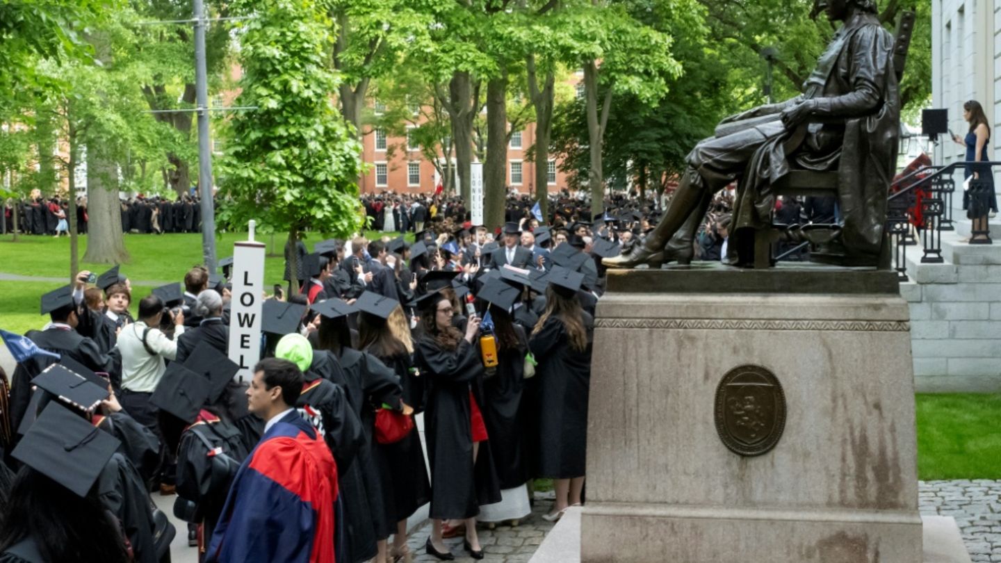 Studentinnen und Studenten in Harvard