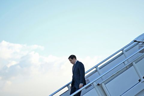 Rubio bei der Ankunft in Malaysia