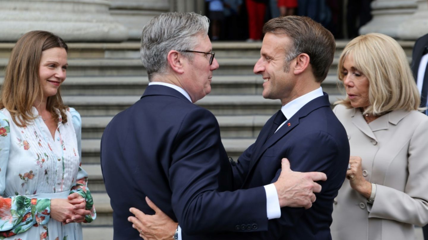 Keir Starmer und Emmanuel Macron