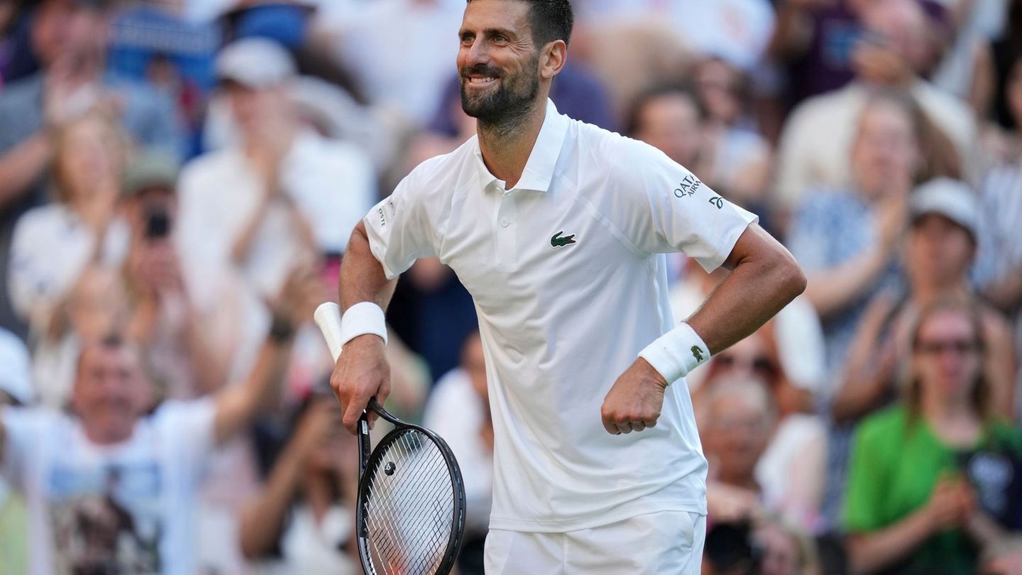 Tennis in Wimbledon: “Pump IT Up”: Djokovic with cheers controversy on record hunt