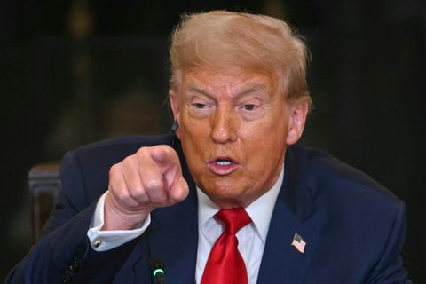 Trump am 9. Juli bei einem Treffen im Weißen Haus