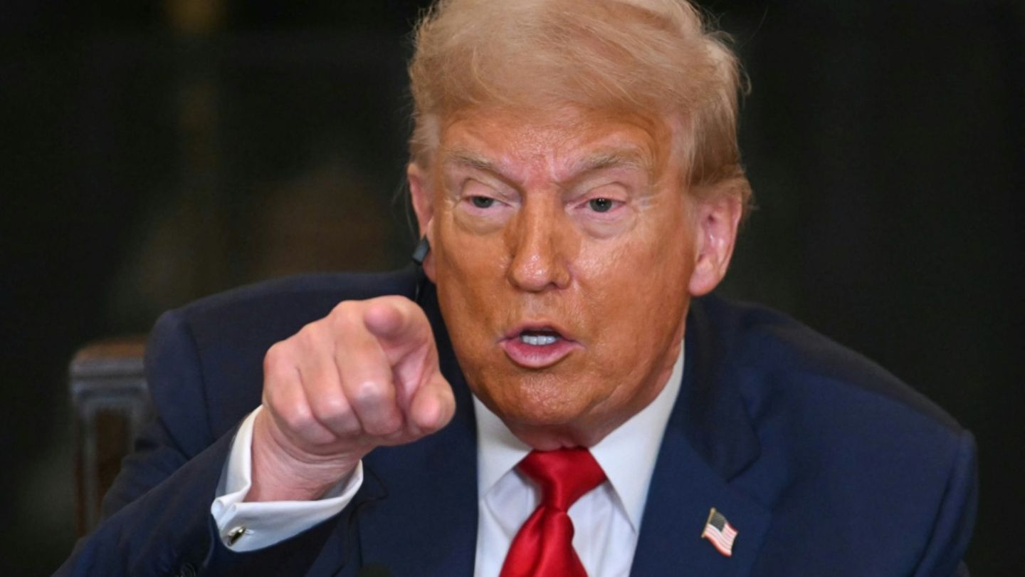 Trump am 9. Juli bei einem Treffen im Weißen Haus