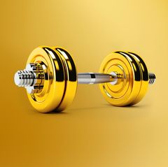 Das Bild zeigt eine Hantel. Fitness-Kosten lassen sich manchmal in der Steuererklärung geltend machen