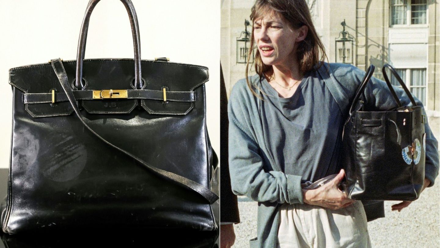 Jane Birkin und ihre Tasche