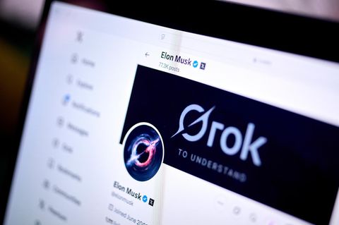 Grok ist der KI-Assistent auf Elon Musks Plattform X