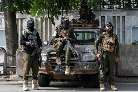 Taliban-Kämpfer in Kabul