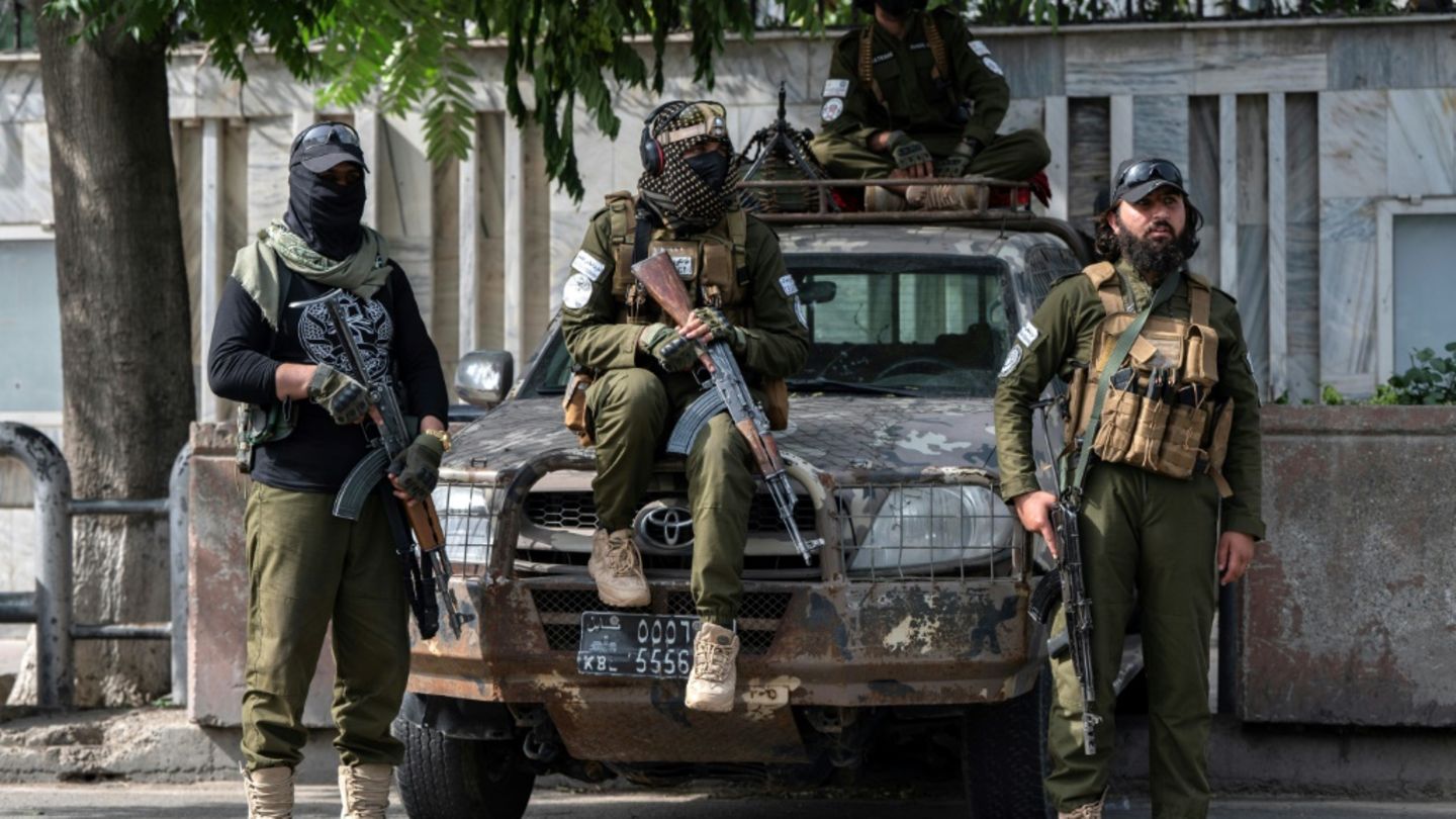 Taliban-Kämpfer in Kabul