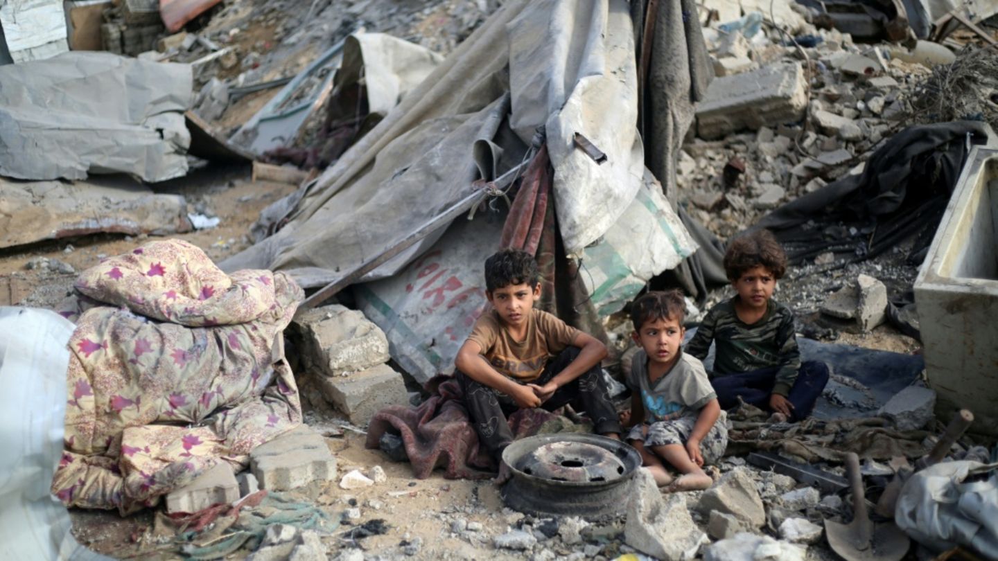 Palästinensische Flüchtlinge im Gazastreifen