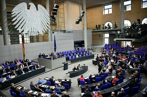 Plenum des Bundestags