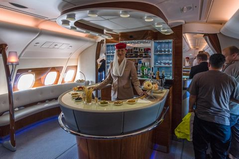 Bar First Class Emirates
