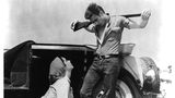 Liz Taylor und James Dean 1956 im Film Giganten