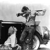 Liz Taylor und James Dean 1956 im Film Giganten