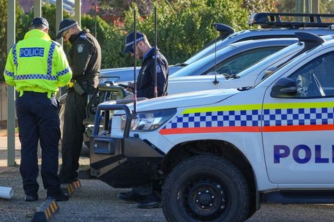 Polizisten in Australien