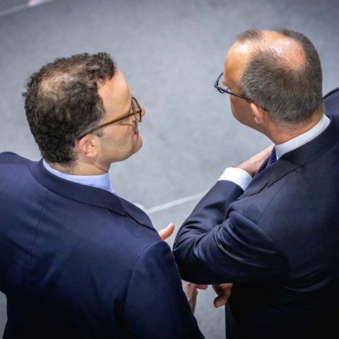 Failed judge election: Even with his chancellor, CDU boss Friedrich Merz could not rely on his parliamentary group leader Jens Spahn 