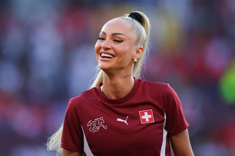 Alisha Lehmann beim Spiel gegen Finnland.