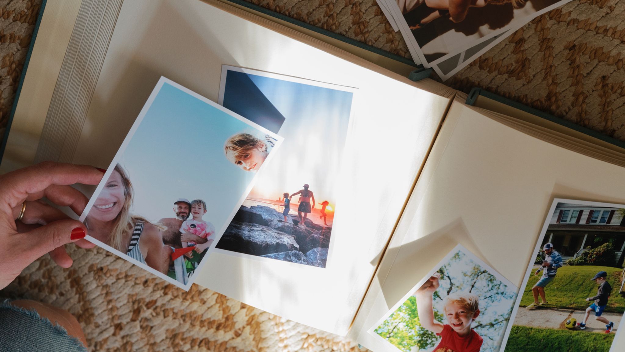 Blick in ein Fotoalbum