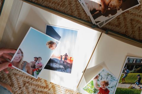 Blick in ein Fotoalbum