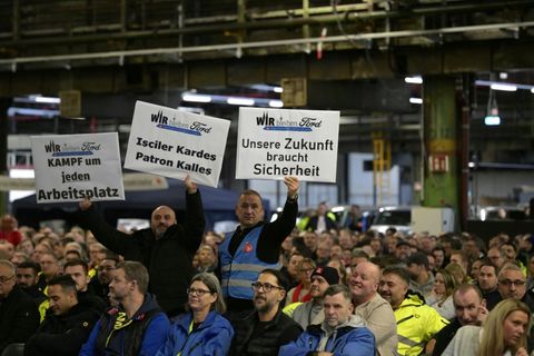 Betriebsversammlung 2024 bei Ford in Köln