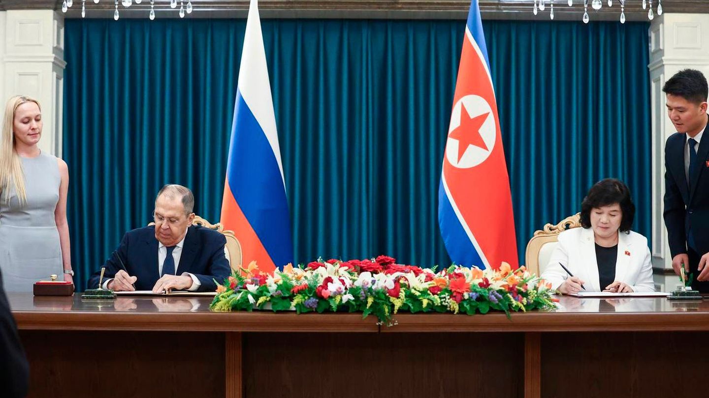 War in Ukraine: Lavrov: North Korea supports Russia’s war goals
