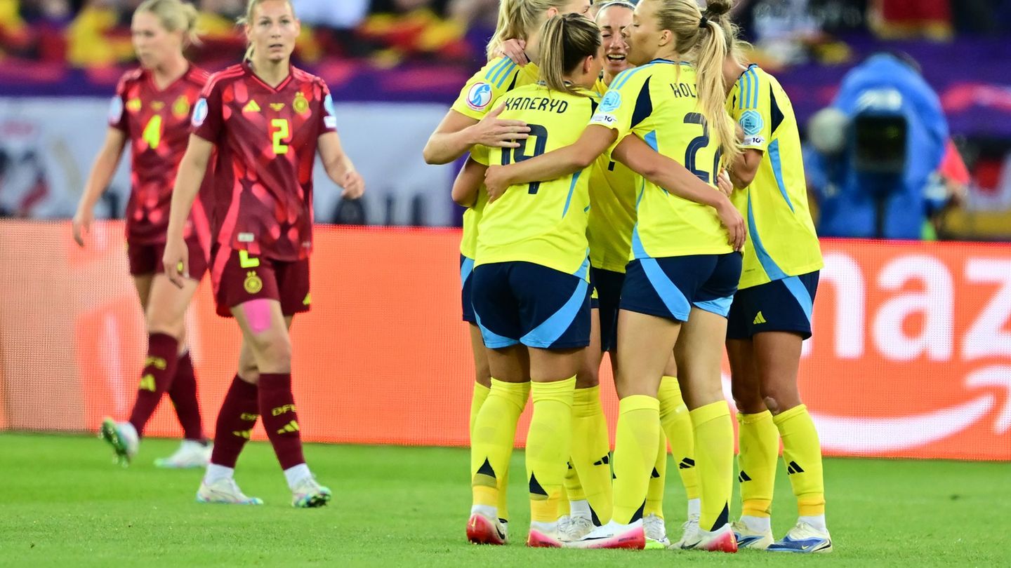 Football European Championship: “Lying on the ground”: DFB women presented by Sweden