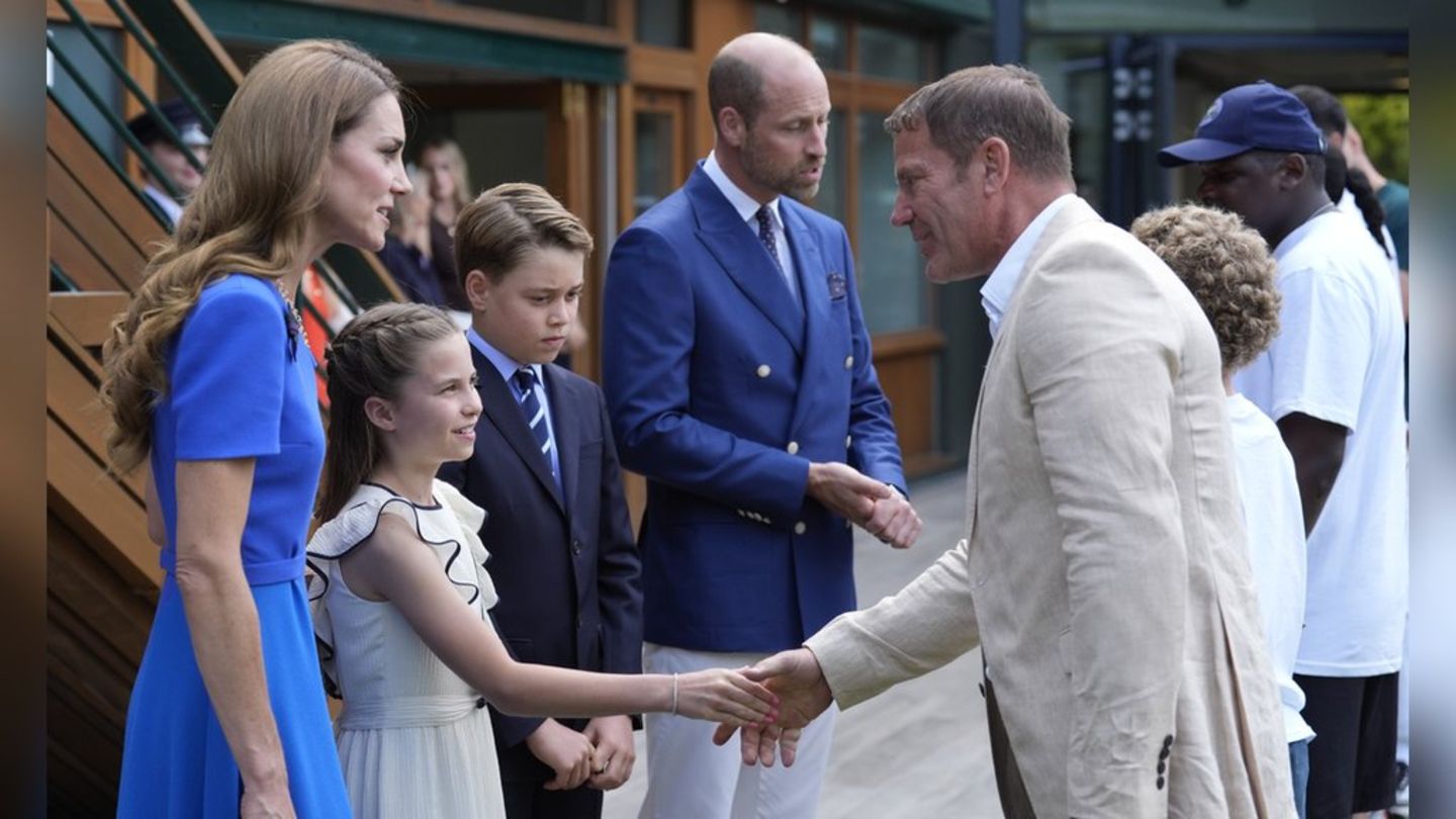 William: Royal family at the Wimbledon final