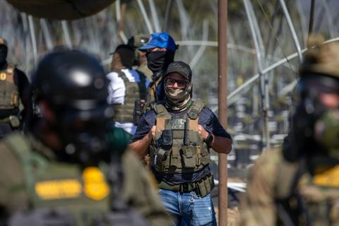Protest gegen ICE-Beamte in Kalifornien