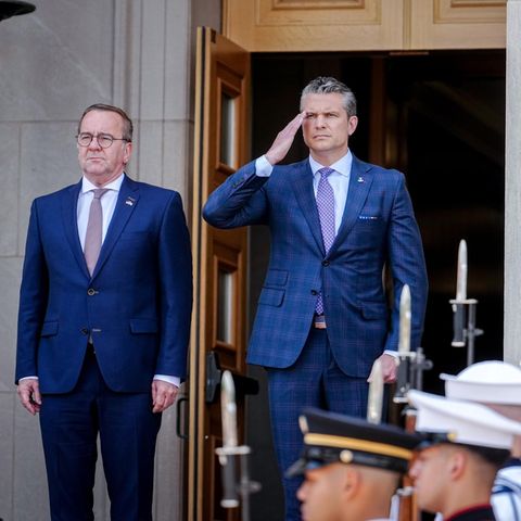 Boris Pistorius und sein US-Amtskollege Pete Hegseth