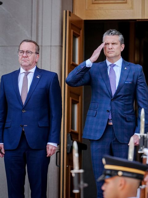Boris Pistorius und sein US-Amtskollege Pete Hegseth