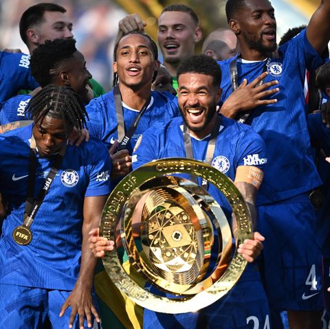 Donald Trump causes irritation on club World Cup winner podium