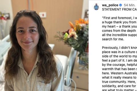 Die Western Australia Police postete ein Bild von Carolina Wilga bei Instagram