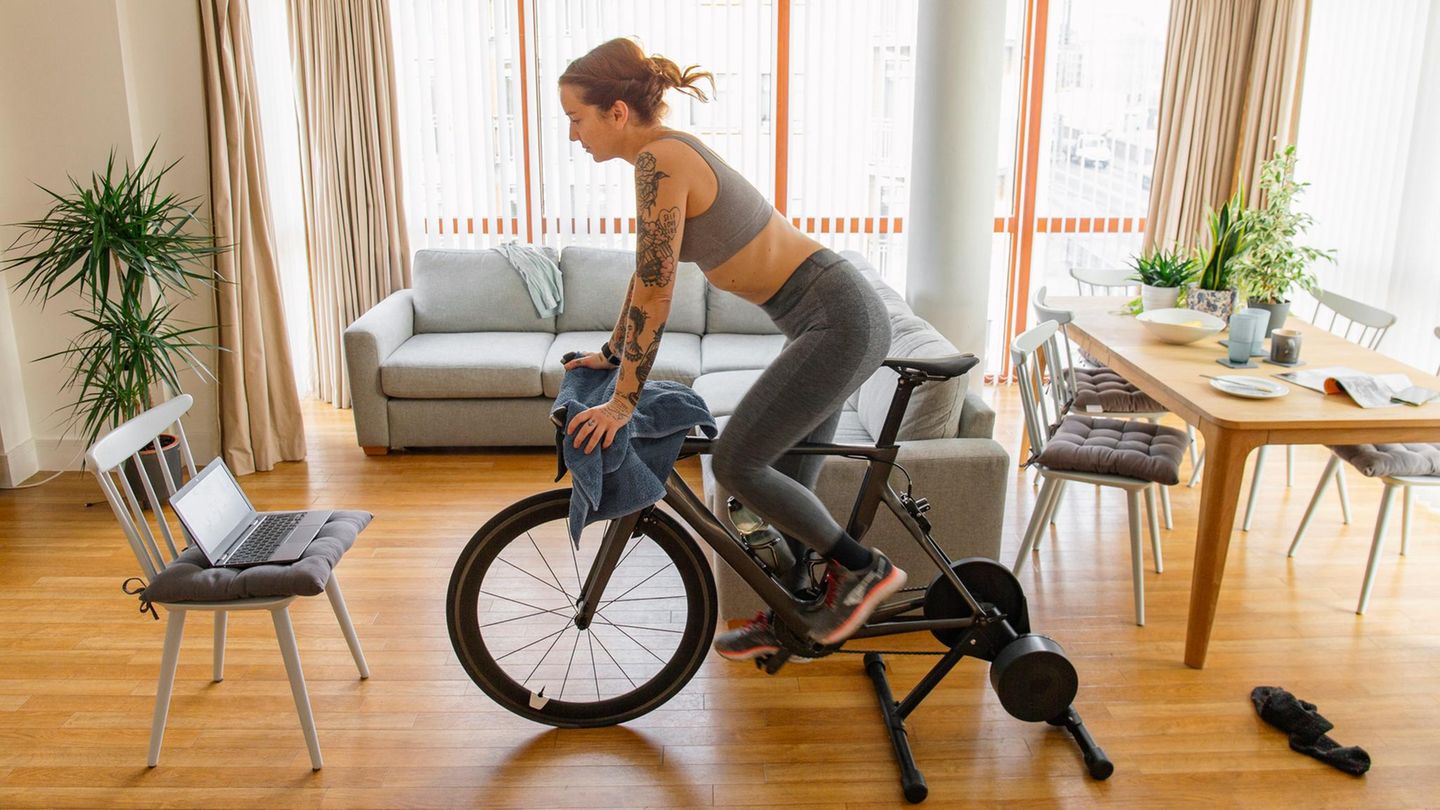 At Amazon there is a home trainer at half price