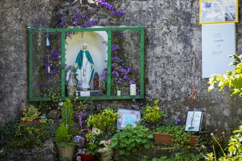 Gedenkstätte auf dem Heimgelände in Tuam