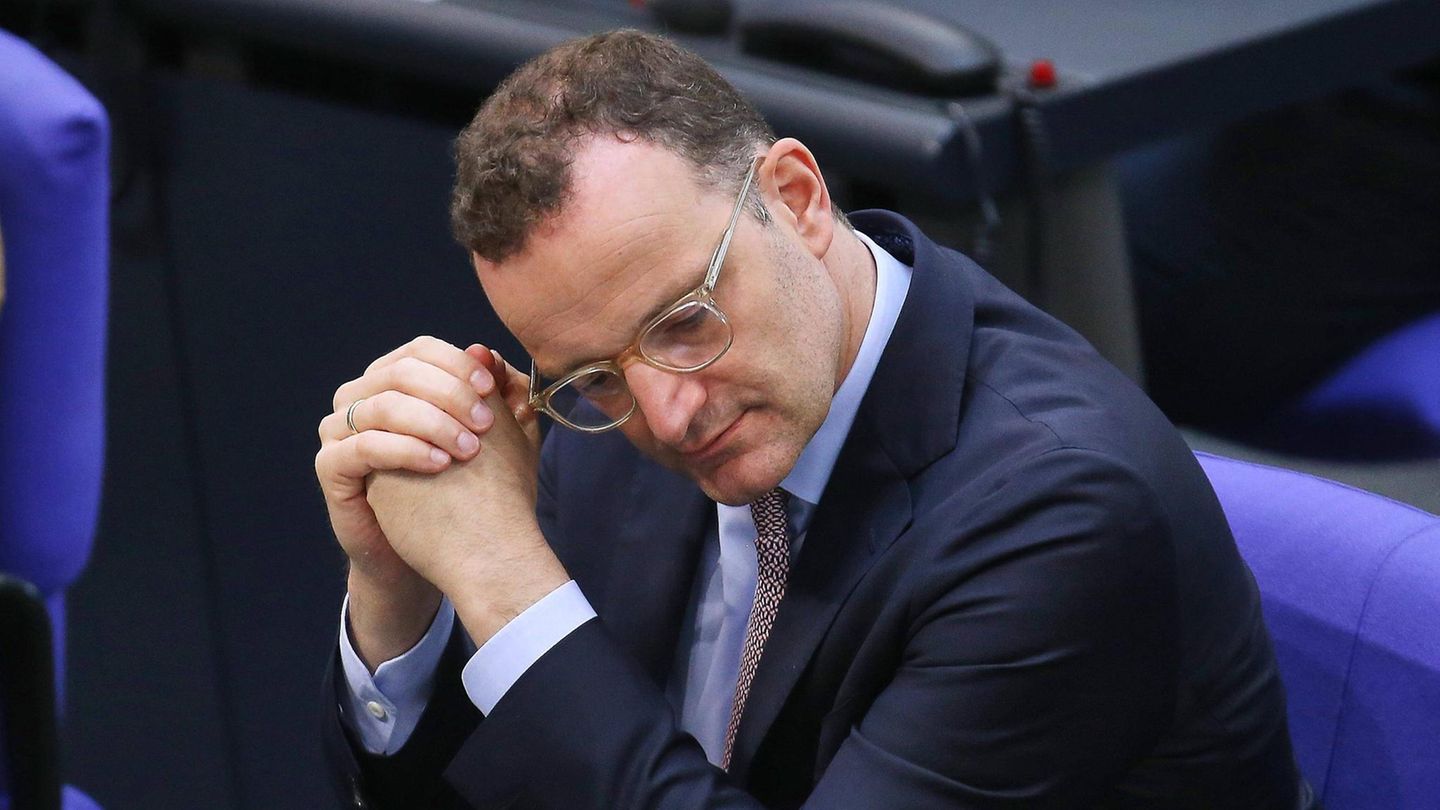 Unionsfraktionschef Jens Spahn in der vergangenen Woche im Bundestag