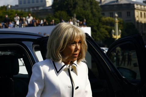 Brigitte Macron am Nationalfeiertag in Paris