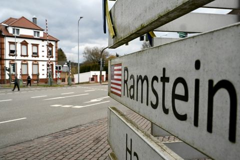 US-Flagge in Ramstein