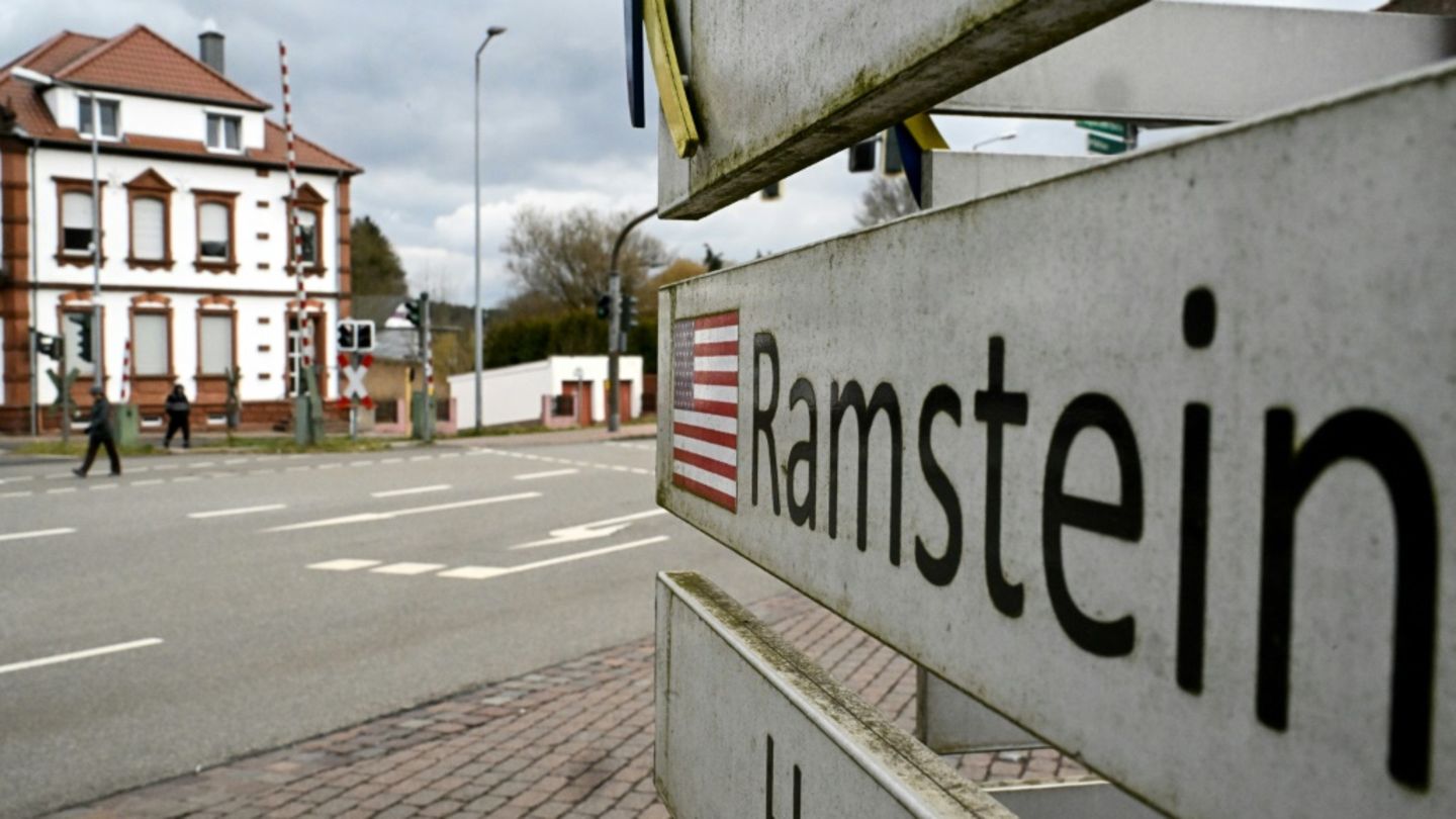 US-Flagge in Ramstein