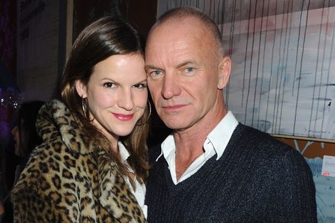 Sting steht neben seiner Tochter Fuschia Kate Sumner