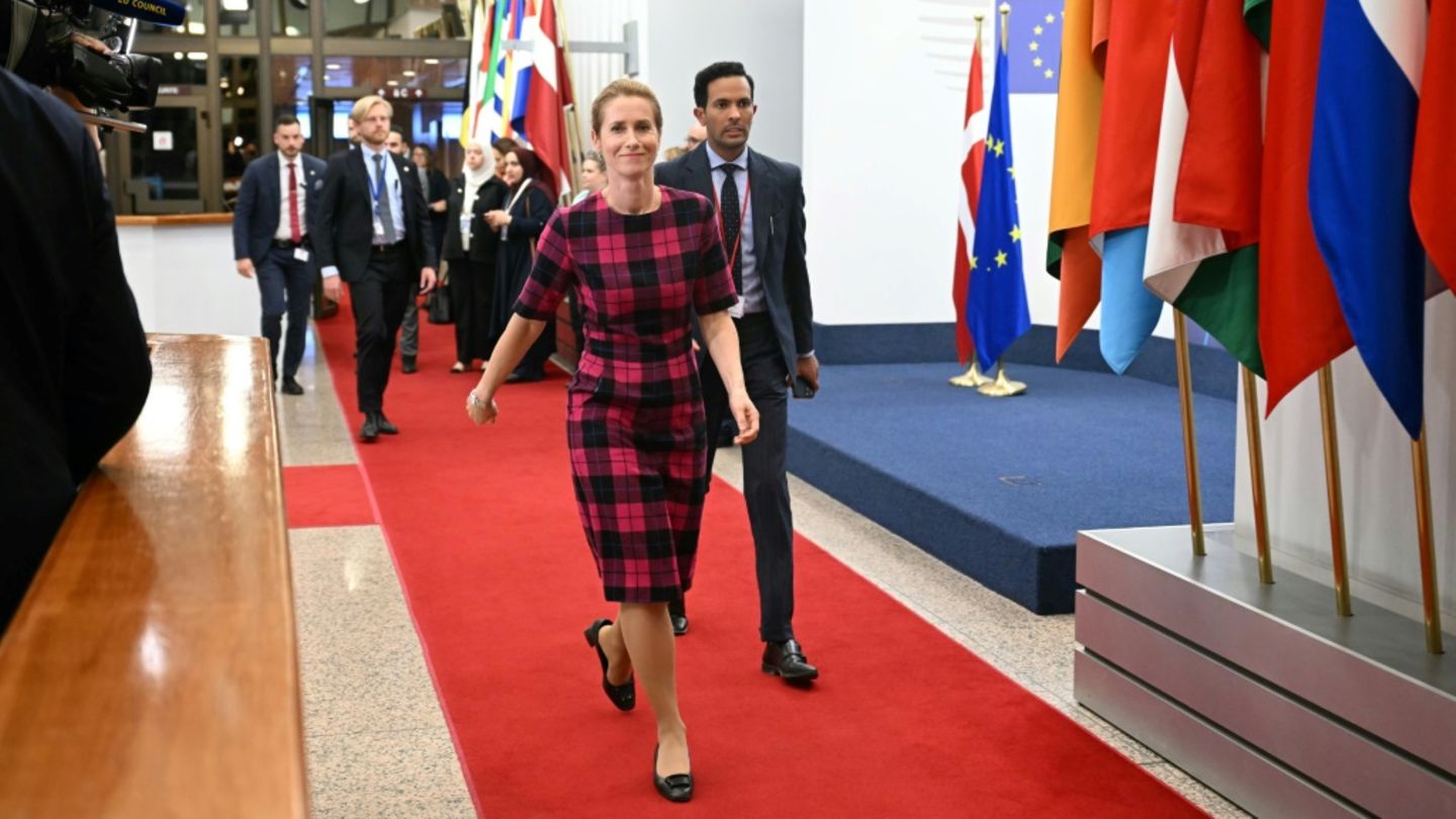 Kaja Kallas am Montag in Brüssel