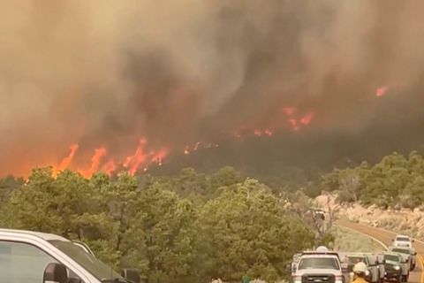 Sehen Sie im Video:  Waldbrand bedroht Grand Canyon