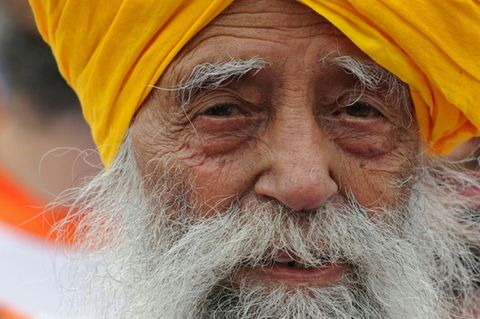 Fauja Singh im Jahr 2013