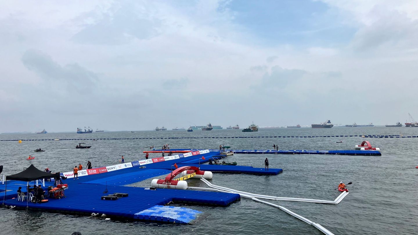 Swimming World Cup in Singapore: Water too dirty: further races moved at swimming World Cup