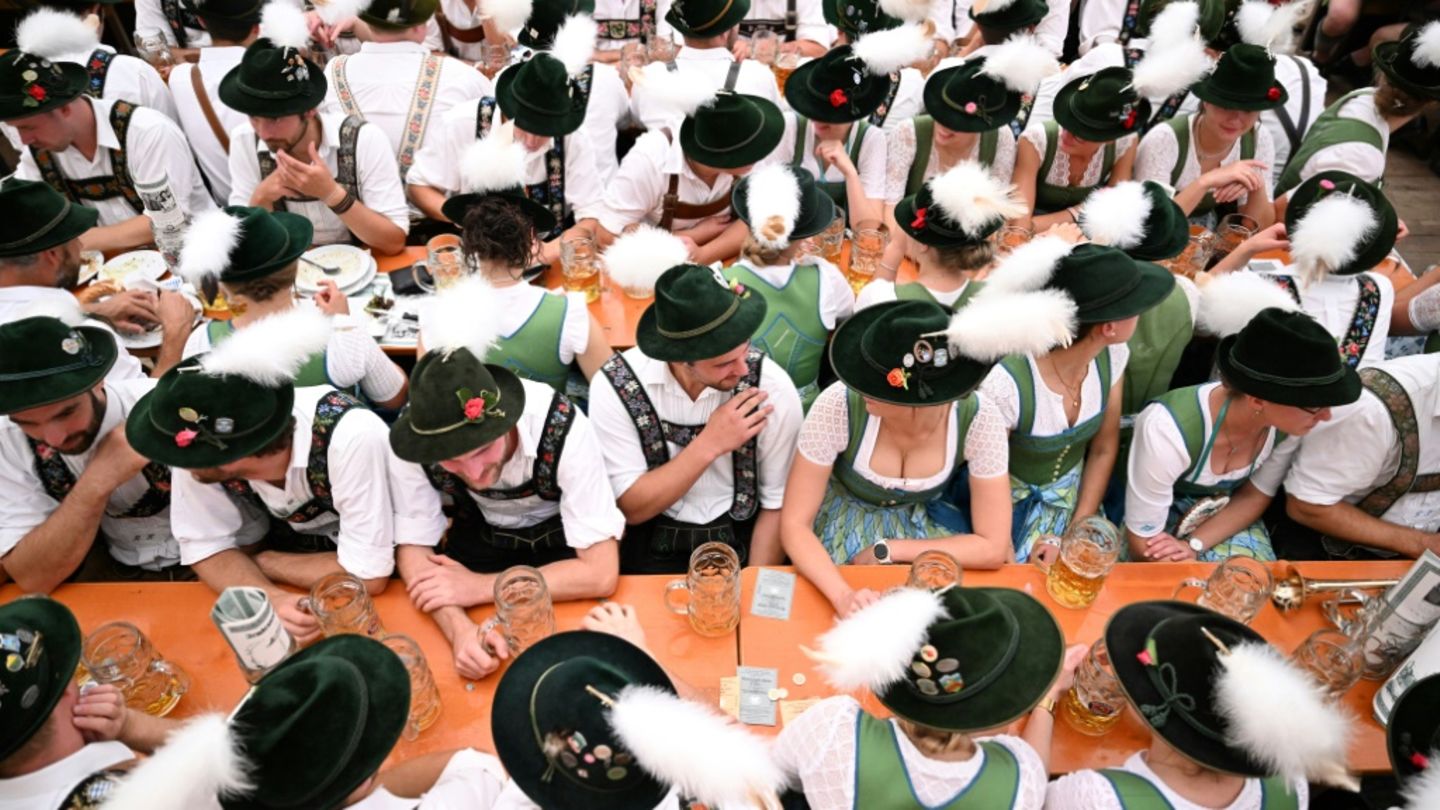 Bier beim Oktoberfest