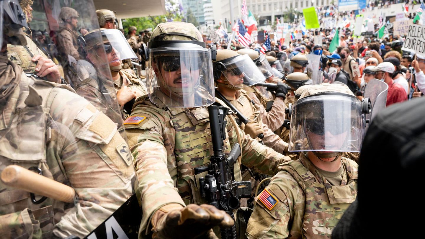Los Angeles: Pentagon arranges partial deduction from National Guard