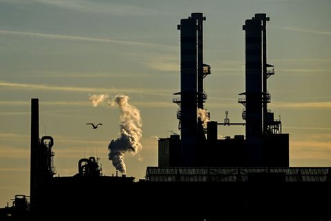 Industriegebiet in Frankfurt