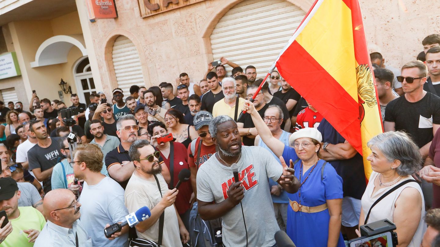 Right -wing extremism: Police ended racist riots in southeastern Spain