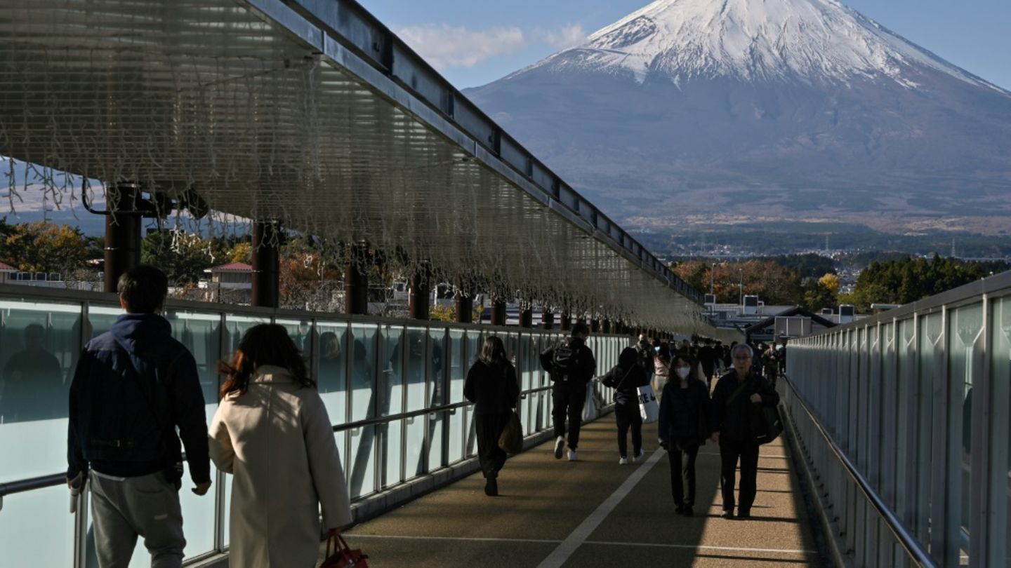 Aussicht auf den Berg Fuji