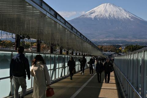 Aussicht auf den Berg Fuji