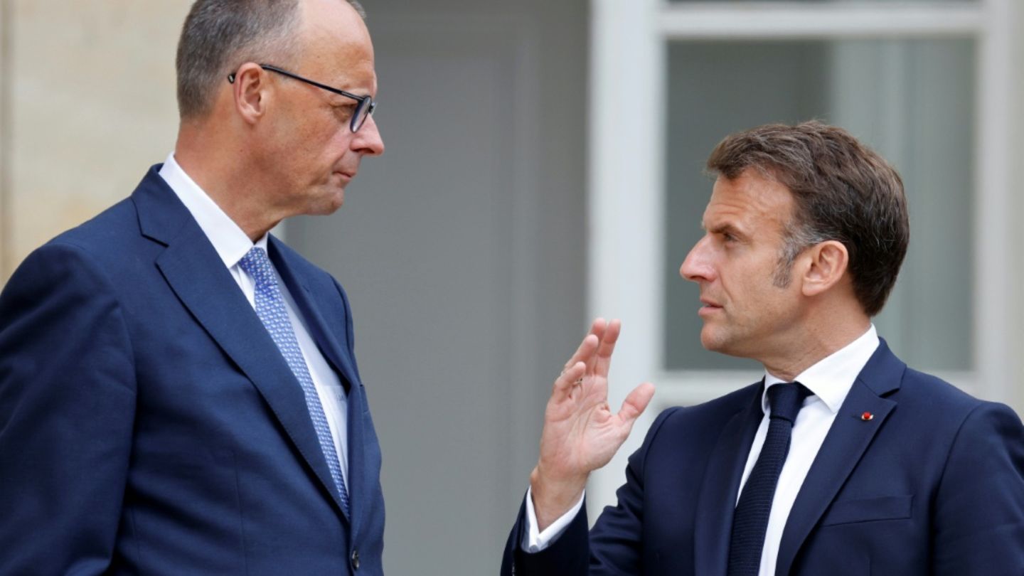Merz und Macron Anfang Mai in Paris
