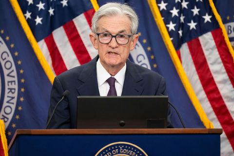 Fed-Chef Jerome Powell am Mittwoch