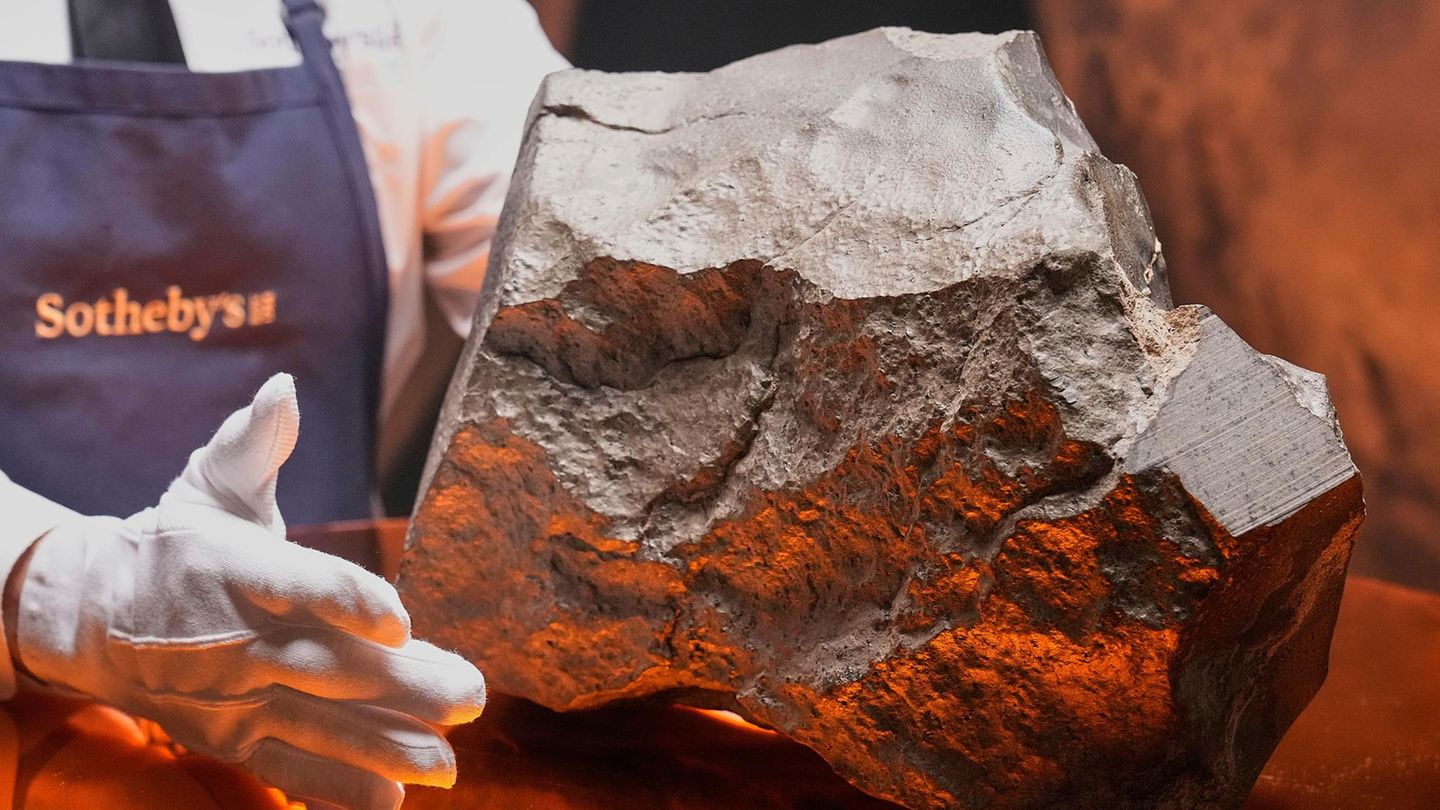 Ein Stück vom Mars mit dem Namen "NWA 16788" mit einem Gewicht von fast 25 Kilogramm
